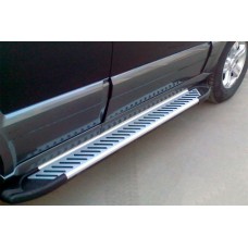 Бокові пороги Line (2 шт., алюміній) для Kia Sorento I BL 2002-2009 рр
