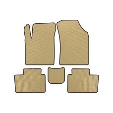 Коврики EVA (Бежевые) для JAC iEV7S 2017-2023 гг