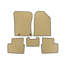 Килимки EVA (2021-, бежевий) для Kia Ceed 2018- рр