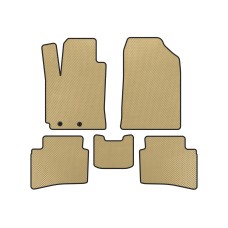 Килимки EVA (X-Line, бежевий) для Kia Rio 2017- рр