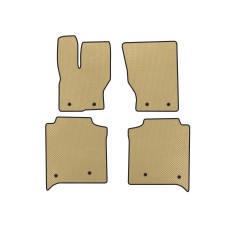 Коврики EVA (Long, задний ряд с консолью, бежевые) для Range Rover IV L405 2013-2021 гг