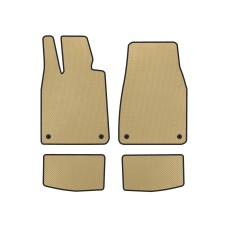 Килимки EVA (2021-, бежевий) для Porsche Taycan 2019- рр