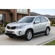 Боковые Подножки Maydos V1 (2 шт., Алюминий и Нержавейка) 2010-2013 для Kia Sorento II XM