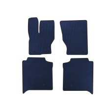 Коврики EVA (Long, задний ряд с консолью, синие) для Range Rover IV L405 2013-2021 гг