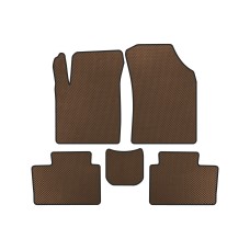 Коврики EVA (Коричневые) для JAC iEV7S 2017-2023 гг