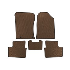 Килимки EVA (2021-, коричневий) для Kia Ceed 2018- рр