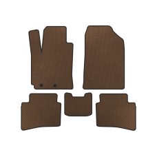 Килимки EVA (X-Line, коричневий) для Kia Rio 2017- рр