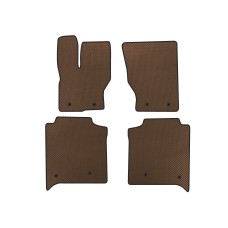 Коврики EVA (Long, задний ряд с консолью, коричневые) для Range Rover IV L405 2013-2021 гг