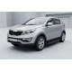 Боковые пороги Bosphorus Black (2 шт., алюминий) для Kia Sportage 2010-2015 гг