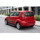 Боковые пороги RedLine V1 (2 шт., алюминий) для Kia Soul I 2008-2013 гг