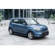 Боковые пороги Bosphorus Black (2 шт., алюминий) для Kia Soul I 2008-2013 гг