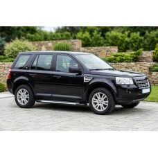 Бокові пороги Line (2 шт., Алюміній) для Land Rover Freelander II 2006-2014 рр