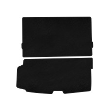 Коврик в багажник текстильный Premium (2020-, черный) для Volvo XC90 2015- гг