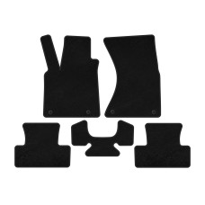 Килимки текстильні Deluxe (2008-2012, чорний) для Ауди Q5 рр