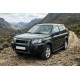 Боковые пороги Bosphorus Black (2 шт., алюминий) для Land Rover Freelander I 1997-2006 гг