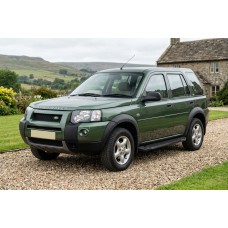Бокові пороги RedLine Black (2 шт., Алюміній) для Land Rover Freelander I 1997-2006 рр