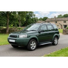 Бокові пороги Allmond Grey (2 шт., алюм) для Land Rover Freelander I 1997-2006 рр