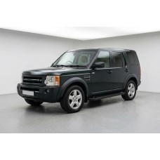 Бокові пороги Allmond Black (2 шт., Алюміній) для Land Rover Discovery III 2004-2009 рр