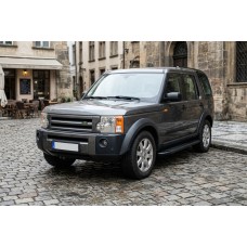 Бокові пороги Bosphorus Black (2 шт., Алюміній) для Land Rover Discovery III 2004-2009 рр