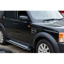 Бокові пороги Rainbow (2 шт., Алюміній) для Land Rover Discovery III 2004-2009 рр