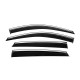 Ветровики с хромированным молдингом Niken Luxury (4 шт) для MG ZS 2017- гг