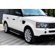 Боковые пороги Allmond Grey (2 шт., алюминий) для Range Rover Sport 2005-2013 гг