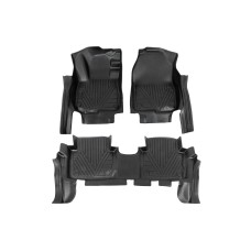 Резиновые коврики Niken Luxury 3D (Для ДВС, комплект 3 шт.) для Honda CRV 2017-2022 гг