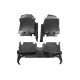 Резиновые коврики Niken Luxury 3D (Для X-Trail, комплект 3 шт.) для Nissan X-trail T32/Rogue 2014-2021 гг
