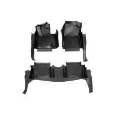 Резиновые коврики Niken Luxury 3D (Для ДВС, комплект 3 шт.) для Toyota Camry 2017–2023 гг