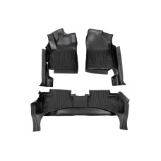 Резиновые коврики Niken Luxury 3D (Для ДВС, комплект 3 шт.) для Toyota Corolla 2013-2019 гг