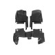 Резиновые Коврики Niken Luxury 3D (3 шт) для Toyota Land Cruiser 300 2021- гг