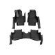 Резиновые Коврики Niken Luxury 3D (3 шт) для Toyota Rav 4 2019- гг