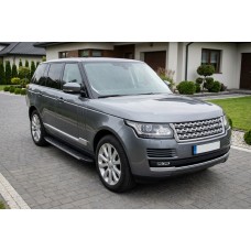 Бокові пороги Duru (2 шт., Алюміній) для Range Rover IV L405 2013-2021 рр