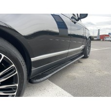Бокові пороги Bosphorus Black (2 шт., Алюміній) для Range Rover IV L405 2013-2021 рр