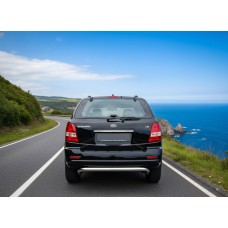 Задня дуга AK012 (нерж.) для Kia Sorento I BL 2002-2009 рр