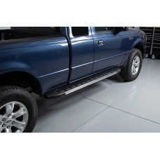 Бокові пороги Duru (2 шт., Алюміній) для Mazda BT-50 2007-2012 рр