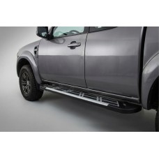 Бокові пороги Sunrise (2 шт., Алюміній) для Mazda BT-50 2007-2012 рр