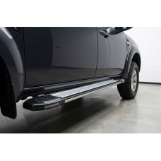 Бокові пороги Rainbow (2 шт., Алюміній) для Mazda BT-50 2007-2012 рр