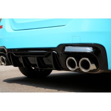 Дифузор заднього бампера CS-Style (для M-Sport, ABS, лиття під тиском) для BMW 5 серія F10/F11 2010-2016 рр