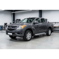 Боковые Подножки Rainbow (2 шт., Алюминий) для Mazda BT-50 2012- гг