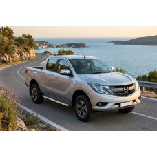 Боковые Подножки Fullmond (2 шт, алюминий) для Mazda BT-50 2012- гг