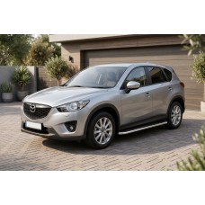 Бокові пороги Maydos V1 (2 шт., Нерж) для Mazda CX-5 2012-2017 рр