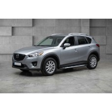 Боковые Подножки Sunrise (2 шт., Алюминий) для Mazda CX-5 2012-2017 гг