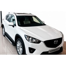 Бокові пороги RedLine V1 (2 шт., Алюміній) для Mazda CX-5 2012-2017 рр