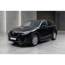 Бокові пороги Bosphorus Black (2 шт., Алюміній) для Mazda CX-5 2012-2017 рр