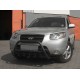 Кенгурятник WT003 Черный (Нержавеющая сталь) для Hyundai Santa Fe 2 2006-2012 гг