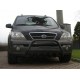 Кенгурятник WT003 Черный (Нержавеющая сталь) для Kia Sorento I BL 2002-2009 гг