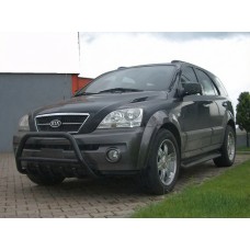 Кенгурятник WT003 Black (нерж.) для Kia Sorento I BL 2002-2009 рр
