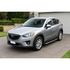 Бокові пороги Fullmond (2 шт, алюм.) для Mazda CX-5 2012-2017 рр