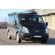 Кенгурятник WT003 Черный (2006-2014, Нержавеющая сталь) для Ford Transit